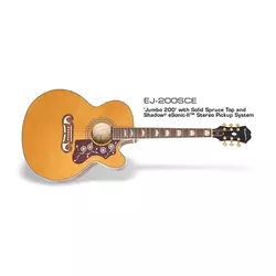 EPIPHONE akustična kitara EJ-200CE VN