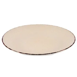 shumee Bež krožnik za večerjo Mandala 27 cm