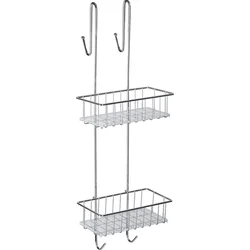 WENKO 22213100 - Stalak ALDO 24,5x70 cm nerđajući čelik/srebran