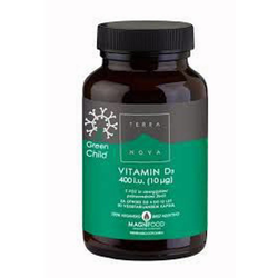 Terranova Vitamin D3 400 iu, kapsule za otroke