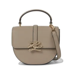 Karl Lagerfeld Torba za čez ramo K/Autograph temno siva