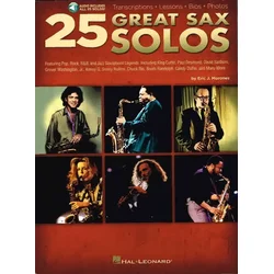 Hal Leonard 25 Great Sax Solos Note