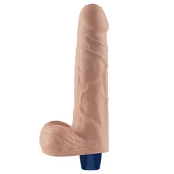 Real Softee – Vibrating Dildo 23 cm - Svetla koža