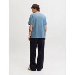 Jack & Jones Majica Oragnic Basic 12156101 Modra Regular Fit