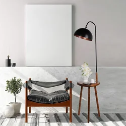 Opviq 534LUN2118 Podna lampa, Crna