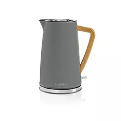 Nedis KAWK510EGY - Grelnik vode 1,7 l 1850-2200W/230V siva