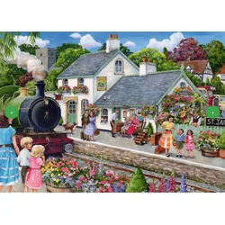 Ravensburger - Puzzle Whistle Stop Cottage - 1 000 kosov