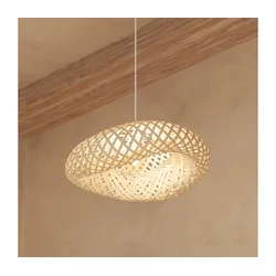 Atmosphera - Luster na sajli BEDDY 1xE27/40W/230V bambus