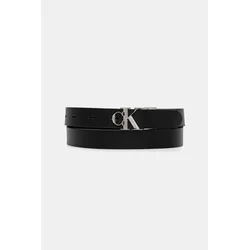 Dvostranski pas Calvin Klein ženski, črna barva, LV04F7044G