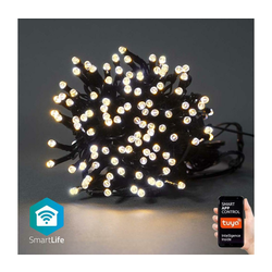 Nedis WIFILX01W100-LED Božićni LED niz 100× LED / 8 funkcija, 15 m, IP65, Wi-Fi (Tuya), topla bela