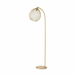 Stoječa svetilka v zlati barvi (višina 160 cm) Moroc – Light & Living