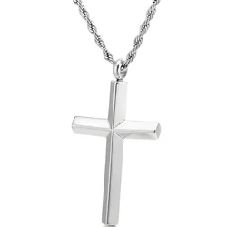 Ogrlica Pure Cross - Srebrna KP38416