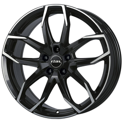 A17 5x114.3 et37 7.5x17 rial lucca črna spredaj polirana 70.1 ( chrysler. citroen. dacia. dodge. fiat. ford. honda. hyundai. jeep. kia. landrover. lexus. mazda. mitsubishi. nissan. peugeot. renault. suzuki. toyota)