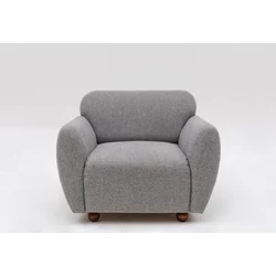 ATELIER DEL SOFA Fotelja Eddy Light Grey
