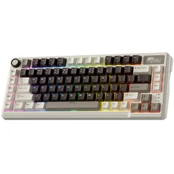 Royal Kludge Gaming mehanička tastatura L75, RGB, Hot-Swap, Bež
