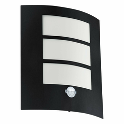 Eglo 99568 - Spoljna zidna lampa sa senzorom CITY 1xE27/40W/230V IP44