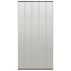 Zastor protiv insekata s 5-dijelnom mrežom crni 120 x 240 cm