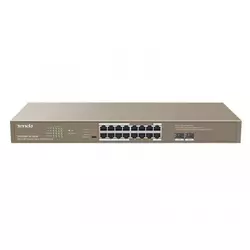 TENDA TEG1118P-16-250W 16GE+2SFP Ethernet Switch With 16-Port PoE