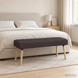 Bench z kanalnim oblazinjenjem Temno rjava 110 x 40 x 46 cm