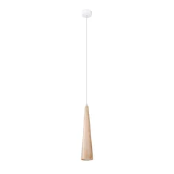 Sollux SL.1100 - Luster na sajli SULA 1xGU10/10W/230V prečnika 8 cm bež