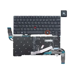 Tastatura za laptop Lenovo Thinkpad T14s Gen 5 Gen 6 T14s 5th 6th Gen veliki enter, backlight i gumb ( 112010 )