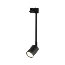 Svetiljka sa šipkom za 3-fazni šinski sistem TOP 1xGU10/8W/230V crna