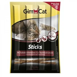 GimCat Štapići za mačke sa ukusom zečetine, 4 komada