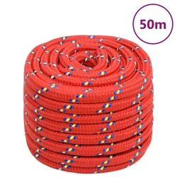 Brodski konop crveni 20 mm 50 m od polipropilena
