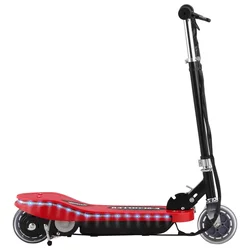 Električni romobil s LED svjetlima 120 W crveni