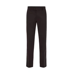 WE Fashion Chino hlače temno rjava