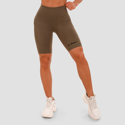 GymBeam Ženski biciklistički šorts Olive