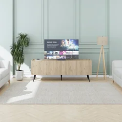 Hanah Home TV Komoda Tvc-740-Ff-1, 180x62x41 cm, Hrast