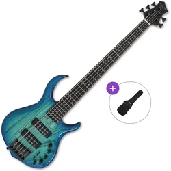 Sire Marcus Miller M5 Swamp Ash-5 2nd Gen Basic SET Transparent Blue 5 strunska bas kitara