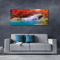 tulup.si Slika na platnu Jesen forest slap 140x70 cm