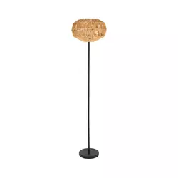 Eglo 44146 - Stojeća lampa SHELDON 1xE27/40W/230V braon