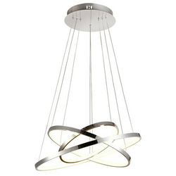 Lune Visilica Trostruki 60W LED 4000K Hrom