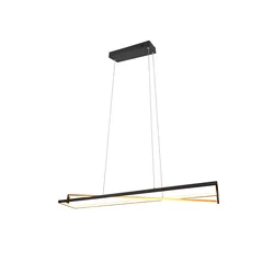 Trio - LED prigušiva luster na sajli EDGE LED/35W/230V 2300/3000/4000K crna