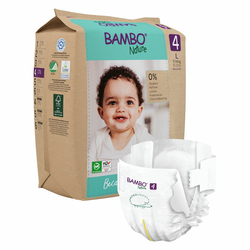 Bambo pelene nature papirno pak. 4 7-14kg 24kom
