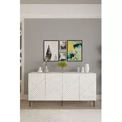 HANAH HOME Komoda Ferro 150 White