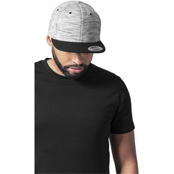 Melange Crown Snapback Stripes blk/grey