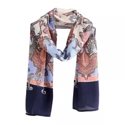 B by Ted Baker Šal marine/svetlo modra/rdeča/bela