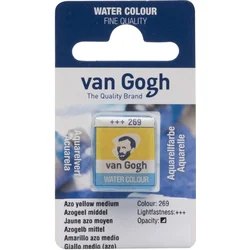 Van Gogh Watercolour Pan Azo Yellow Medium