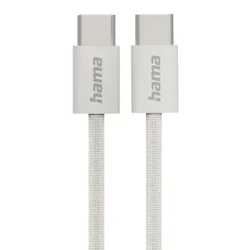 Hama HAMA podatkovni kabel USB-C, 1 m, siv