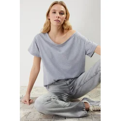 Trendyol Milla Ženska majica TWOSS20TS0140, Siva