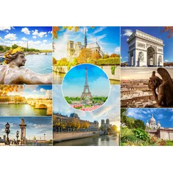 BlueBird - Puzzle Promenada v Parizu - 1 000 kosov