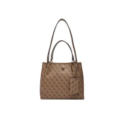 Guess Ročna torba Lorella Logo HWSG24 84230 Temno bež