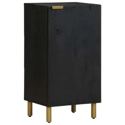 Komoda crna 40x33x75 cm od konstruiranog drva