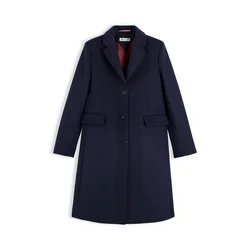 TOMMY HILFIGER Prehoden plašč temno modra