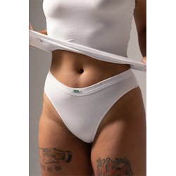 POMIRISHI BAMBOO UNDERWEAR Ženske gaćice brazilke, Bele