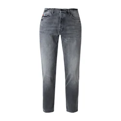 HUGO Kavbojke siv denim